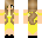 yellow prom girl