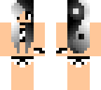 ying yang bikini girl