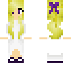 blonde girl in a hospital gown