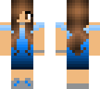 blue dress