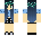 blue girl