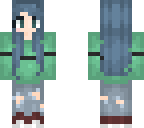 blue girl