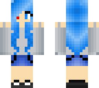 blue hair