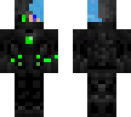 blue hair cyborg