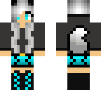blue wolf girl
