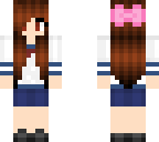 brown hair school girl