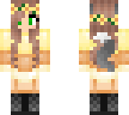 candy corn wolf girl