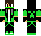 creeper boy hoodie up