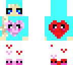 cute heart girl