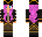 girl pirate with pink hair