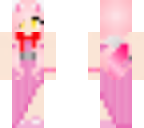 human mangle in a long dress