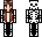 me as a skeleton