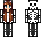 me as a skeleton
