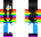 rainbow girl