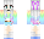 rainbow sweater girl