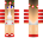 red cute girl