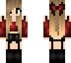red cute girl
