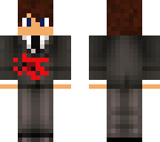 tuxedo guy with smashed in stomach