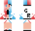 blue and red girl
