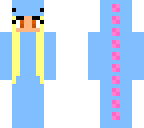blue dino girl