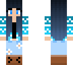 blue outfit
