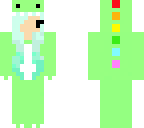 chibi dino onsie girl