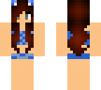 cute blue bathing suit
