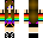 cute rainbow girl
