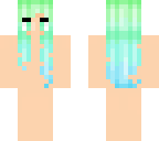 green and blue hair base