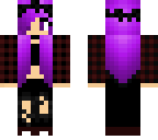 grungy purple girl