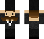 guy with a giant mustache with his hands up