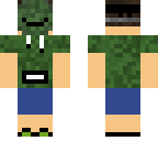 skin with mask
