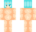 teal hair base wip
