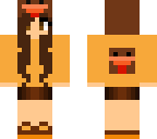 thanksgiving duck girl