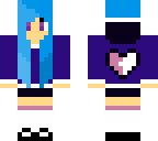 the girl blue