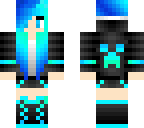 blue creeper girl