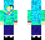 blue girl