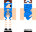 blue hair crop