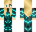 blue tron girl