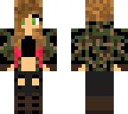 camo crop top