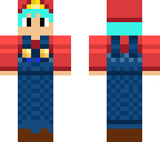 mario boy blue hair