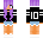 purple hair girl