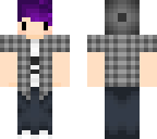 purple haired chibi boy