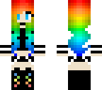 rainbow girl