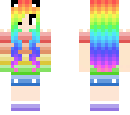 rainbow girl