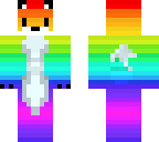 rainbow wolf