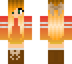 red fall girl