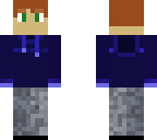blue hoodie kid