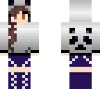 cute panda purple