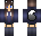 hoodie of a wolf girl